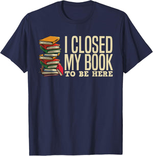 Book Lover Gift Women Reader Funny Cool Librarian T-Shirt - T-Shirt | Navy
