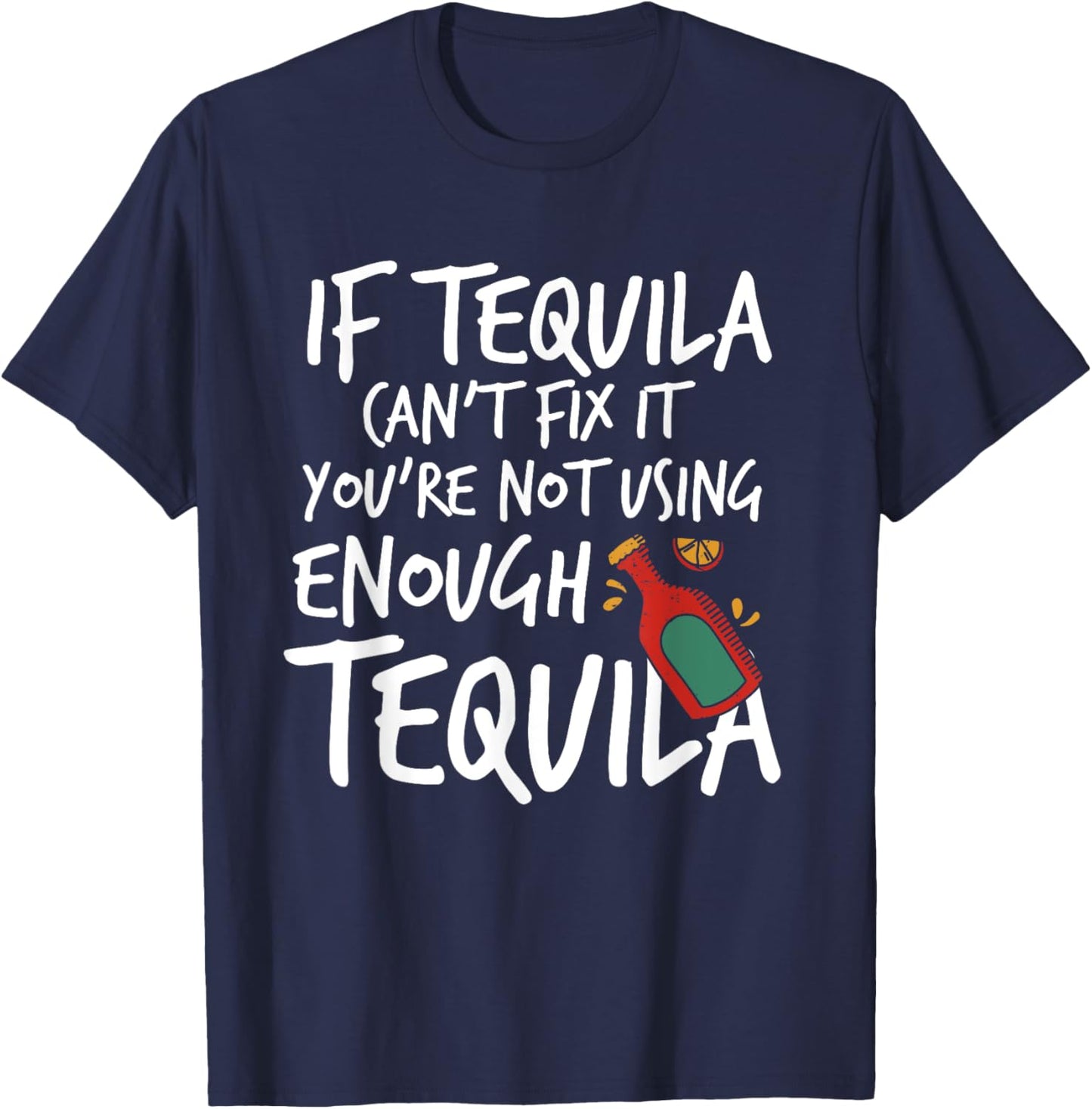 Mis Amigos Funny Salt Lime & Tacos Tequila T-Shirt - T-Shirt | Navy