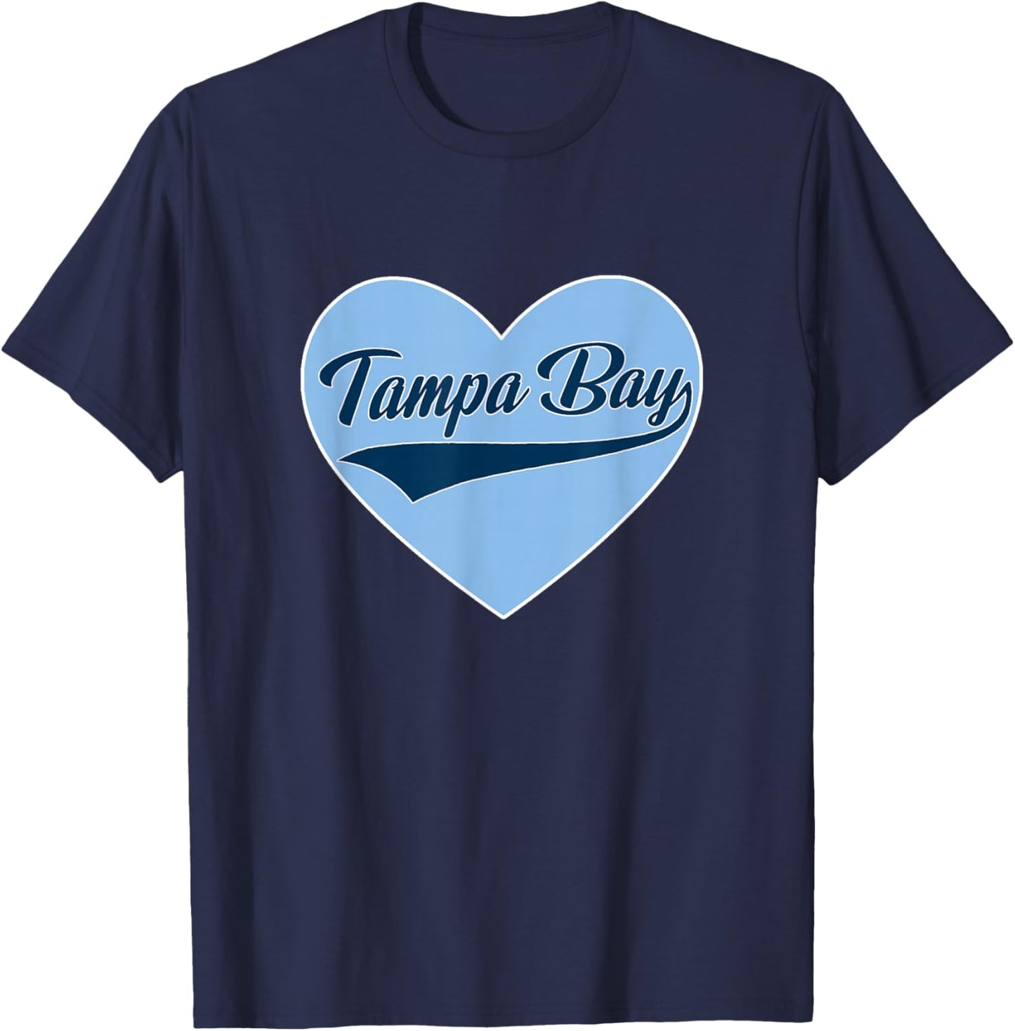 Tampa Bay - Throwback Design - Classic T-Shirt - T-Shirt | Navy