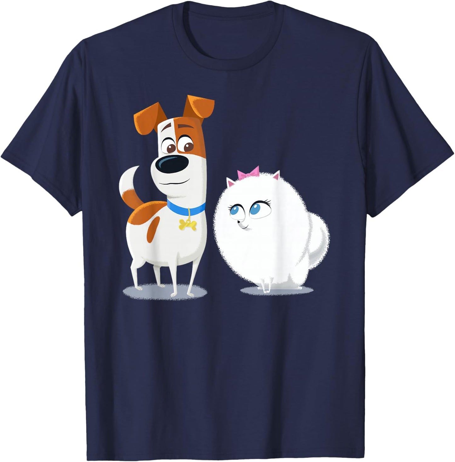 The Secret Life of Pets 2 Max and Gidget Fluff Love T-Shirt - T-Shirt | Navy