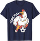 Fowl Play Chicken Animal Sports Football Player Soccer T-Shirt - T-Shirt | Navy