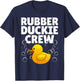 Best Rubber Duck Art Women Kids Rubber Duckie Crew T-Shirt - T-Shirt | Navy