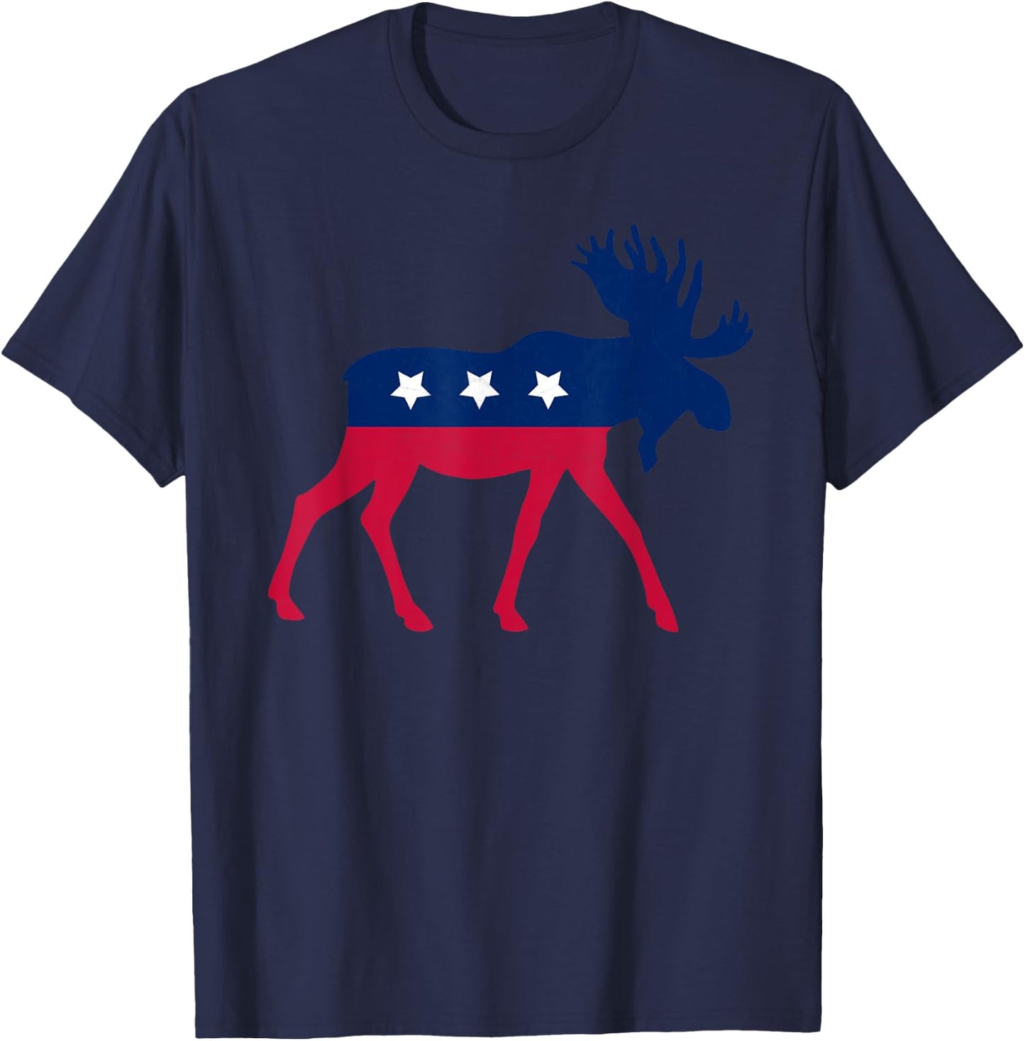 Teddy Roosevelt - Bull moose Progressive Party T-Shirt - T-Shirt | Navy