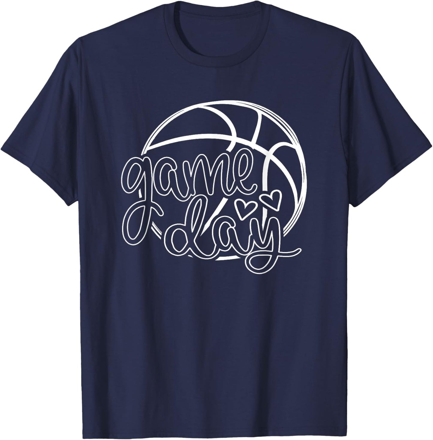 It's game day Basketball pride T-Shirt - T-Shirt | Navy
