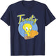 Kids Looney Tunes Youth Tweety Bird Cheeky Swing Vintage Portrait T-Shirt - T-Shirt | Navy