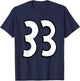 Hey Arnold Gerald 33 Jersey T-Shirt - T-Shirt | Navy