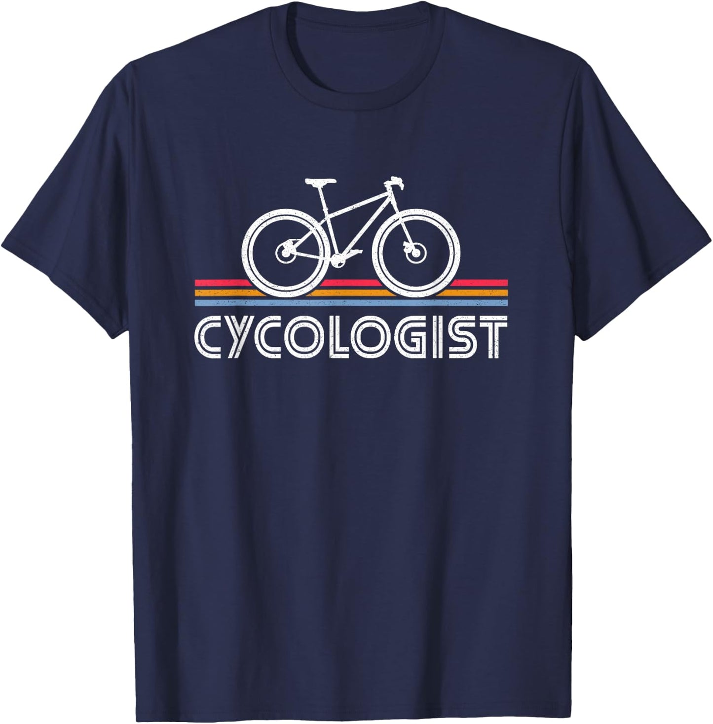 Cycologist Bicycle Funny Cycling - Cycologist T-Shirt - T-Shirt | Navy