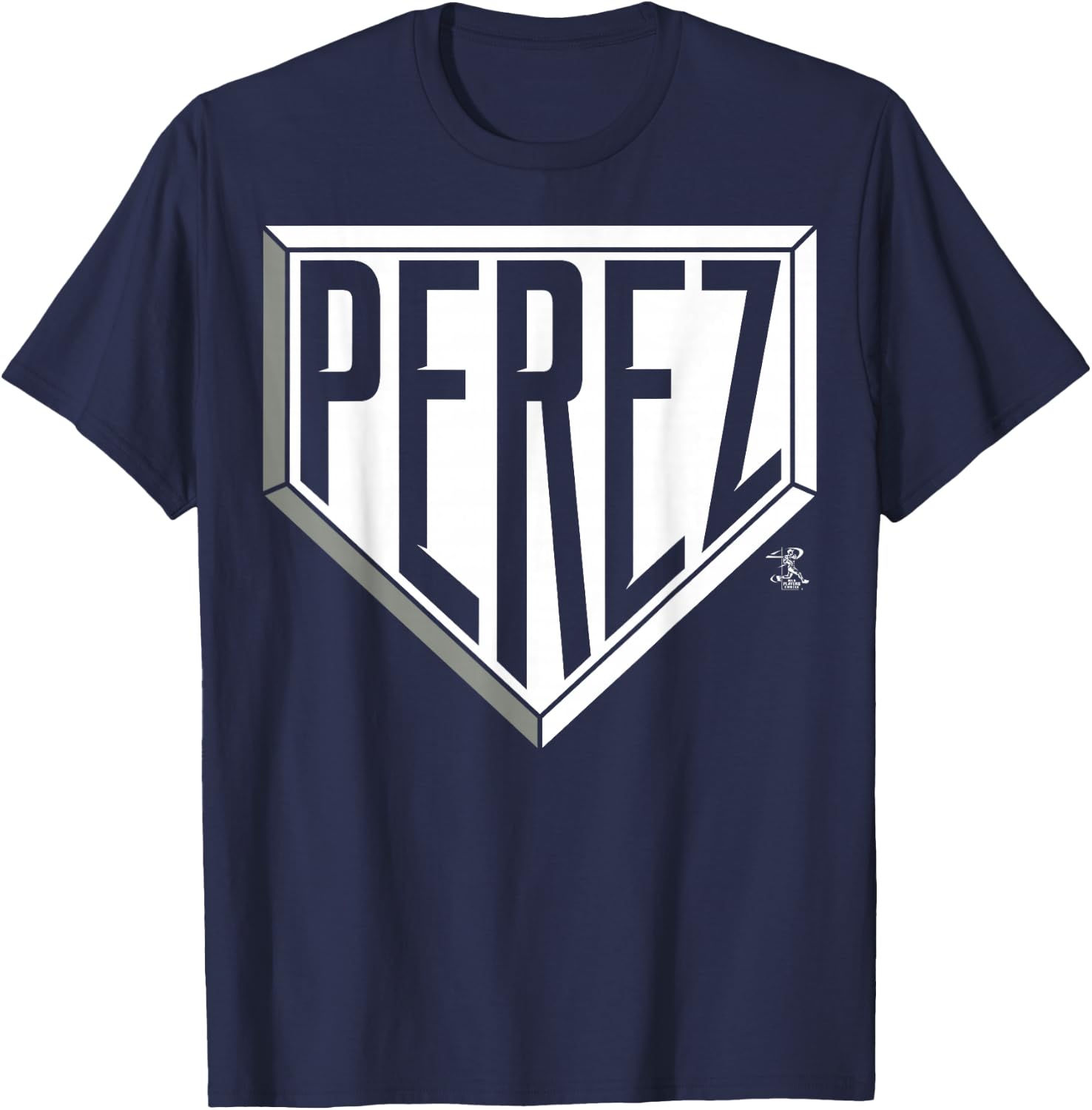 Salvador Perez Home Plate - Apparel T-Shirt - T-Shirt | Navy