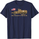 M3 Half-track American WW2 Armored Personnel Carrier T-Shirt - T-Shirt | Navy