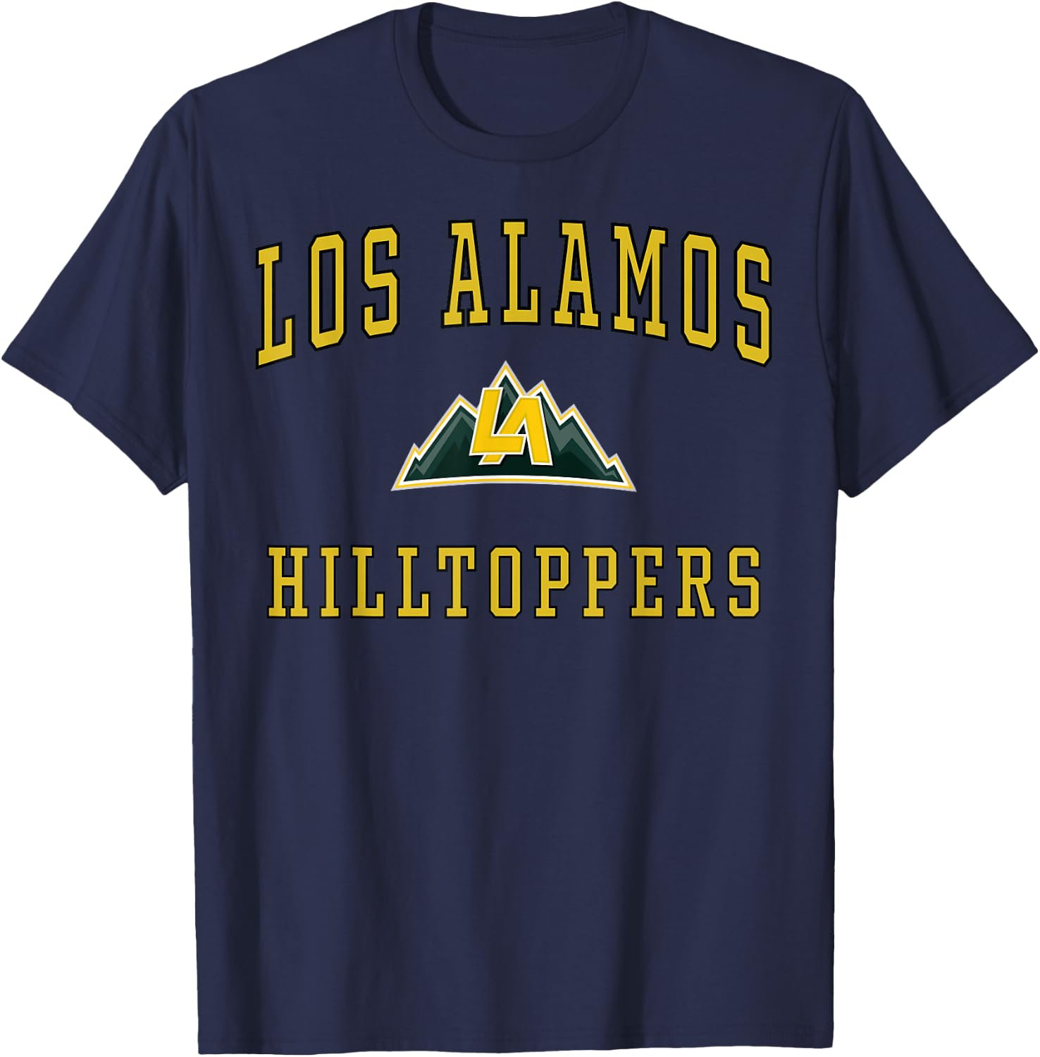 Los Alamos High School Hilltoppers C1 T-Shirt - T-Shirt | Navy