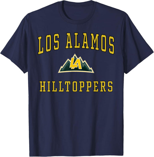 Los Alamos High School Hilltoppers C1 T-Shirt - T-Shirt | Navy