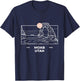 Moab City Utah Arches National Park Delicate Arch Souvenir T-Shirt - T-Shirt | Navy