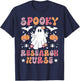 Spooky Research Nurse Halloween Research Nursing T-Shirt - T-Shirt | Navy