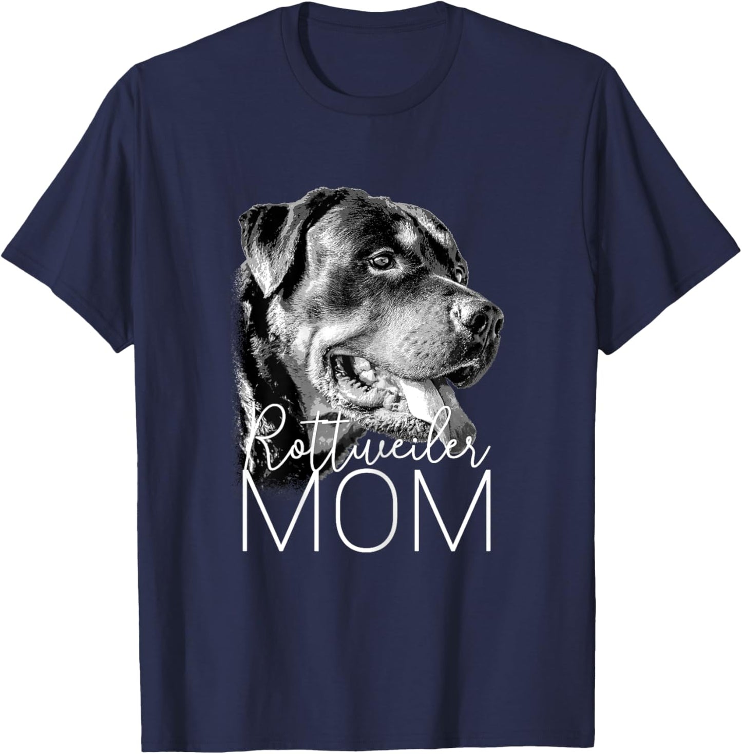 Dog Mom Rottweiler Dog Mum Kids T-Shirt - T-Shirt | Navy