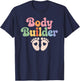Bodybuilder Pregnancy Announcement Workout Pregnant Women T-Shirt - T-Shirt | Navy