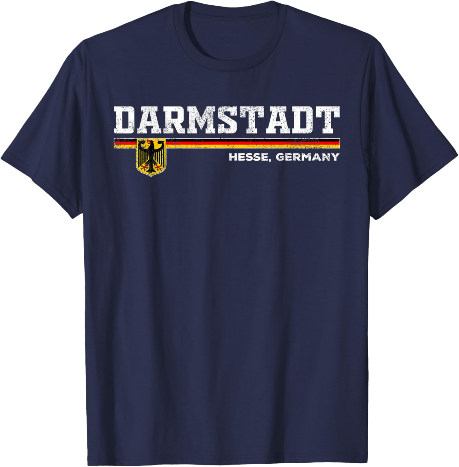 Darmstadt Germany / Deutschland T-Shirt - T-Shirt | Navy