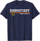 Darmstadt Germany / Deutschland T-Shirt - T-Shirt | Navy