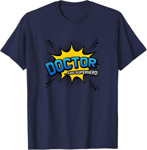 Doctor & Superhero - Comic Book Style