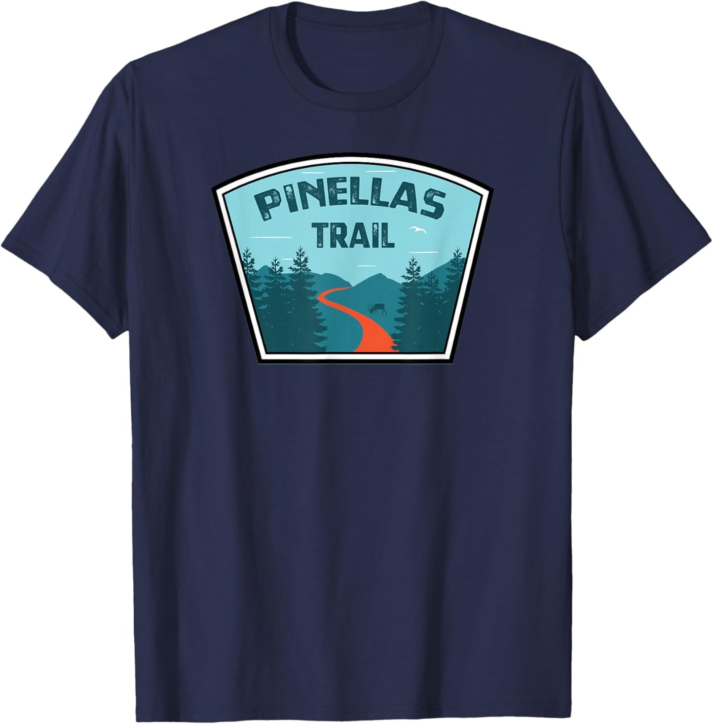 Pinellas Trail Florida T-Shirt - T-Shirt | Navy