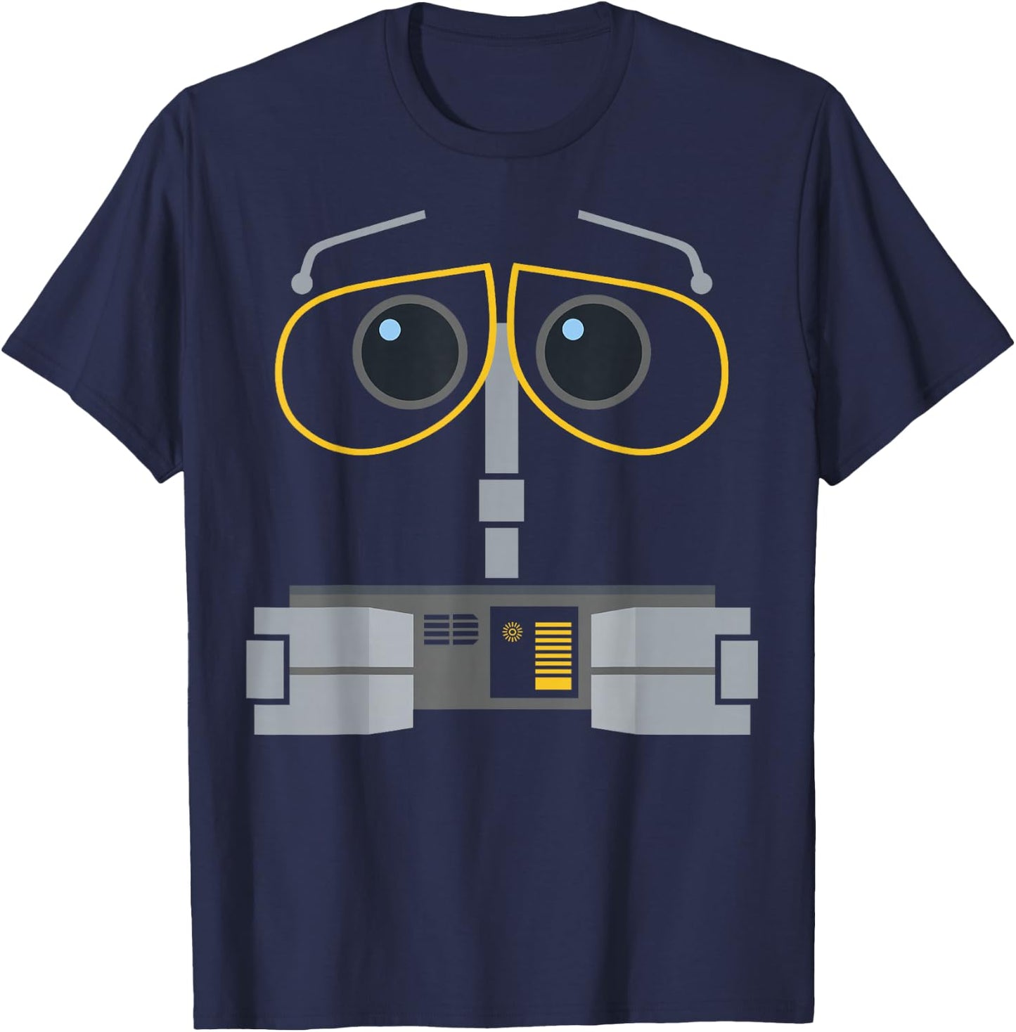 Disney Pixar WALL-E Robot Big Face Halloween Costume T-Shirt - T-Shirt | Navy