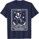 The Esthetician Tarot Card The Esthetician T-Shirt - T-Shirt | Navy