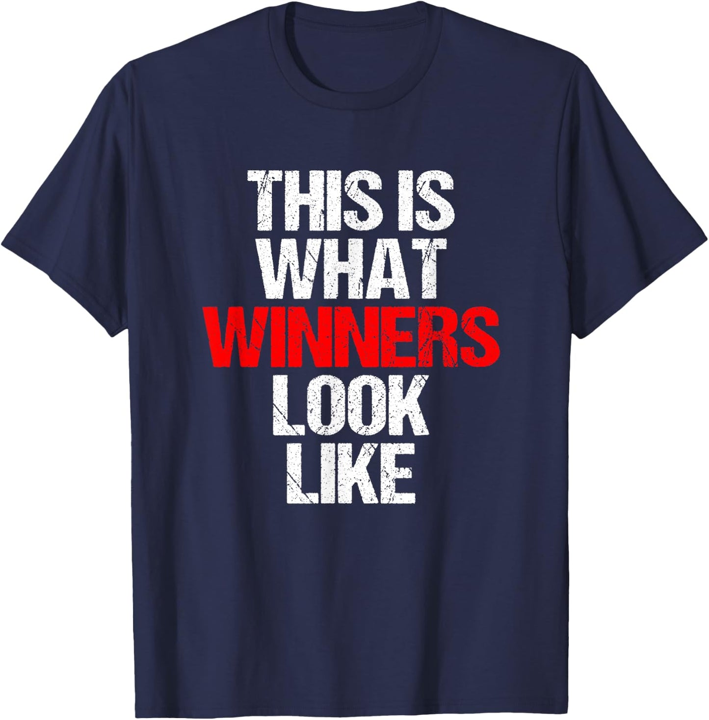 This is what winners look like winning Game Match T-Shirt - T-Shirt | Navy