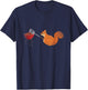 Squirrel Barbecue T-Shirt - T-Shirt | Navy