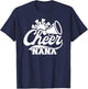 Cheer Nana Cheerleading Nana Grandma Of A Cheerleader Nana T-Shirt - T-Shirt | Navy