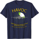 HAVOC Airborne Electronic Attack Weapons School EA-18 T-Shirt - T-Shirt | Navy