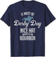 Funny Derby Day and Mint Juleps, Kentucky Horse Racing T-Shirt - T-Shirt | Navy