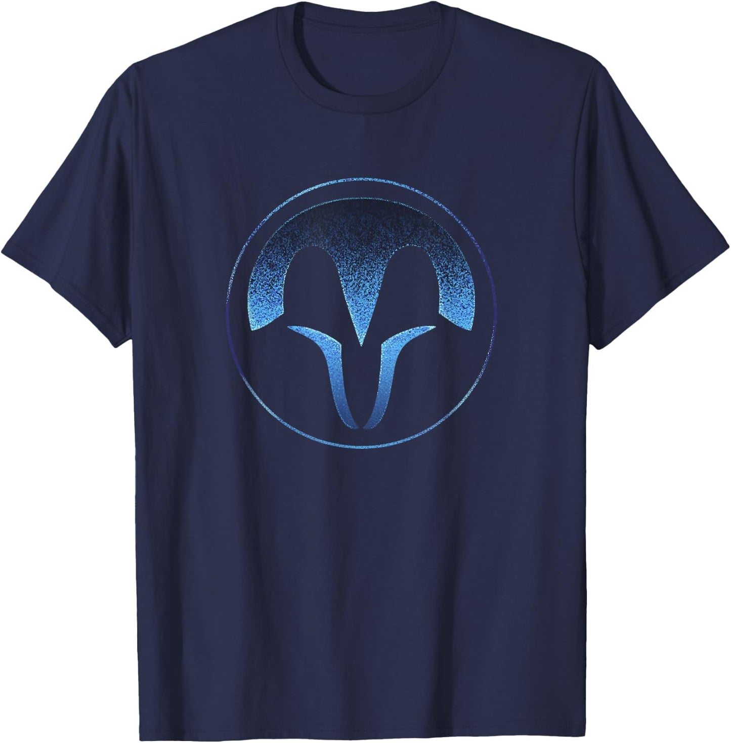 Star Wars Clone Wars Night Owls Large Blue Emblem T-Shirt - T-Shirt | Navy