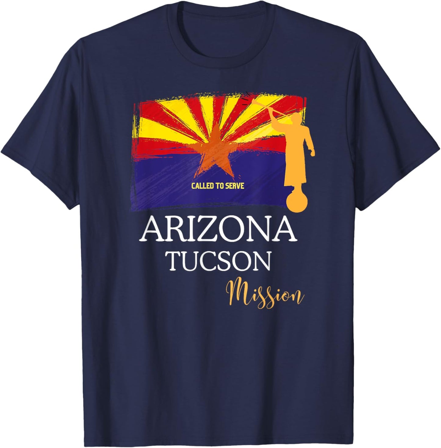 Arizona Tucson Mormon LDS Mission Missionary T-Shirt - T-Shirt | Navy