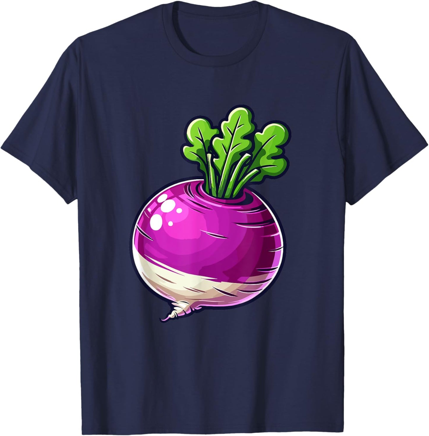 Turnip Food Funny Turnip Lover Cool Turnip T-Shirt - T-Shirt | Navy