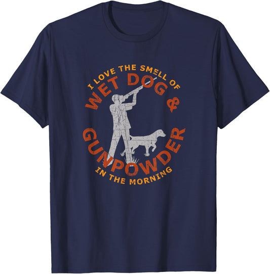 Funny Pheasant and Quail Hunting Design for Upland Hunters T-Shirt - T-Shirt | Navy