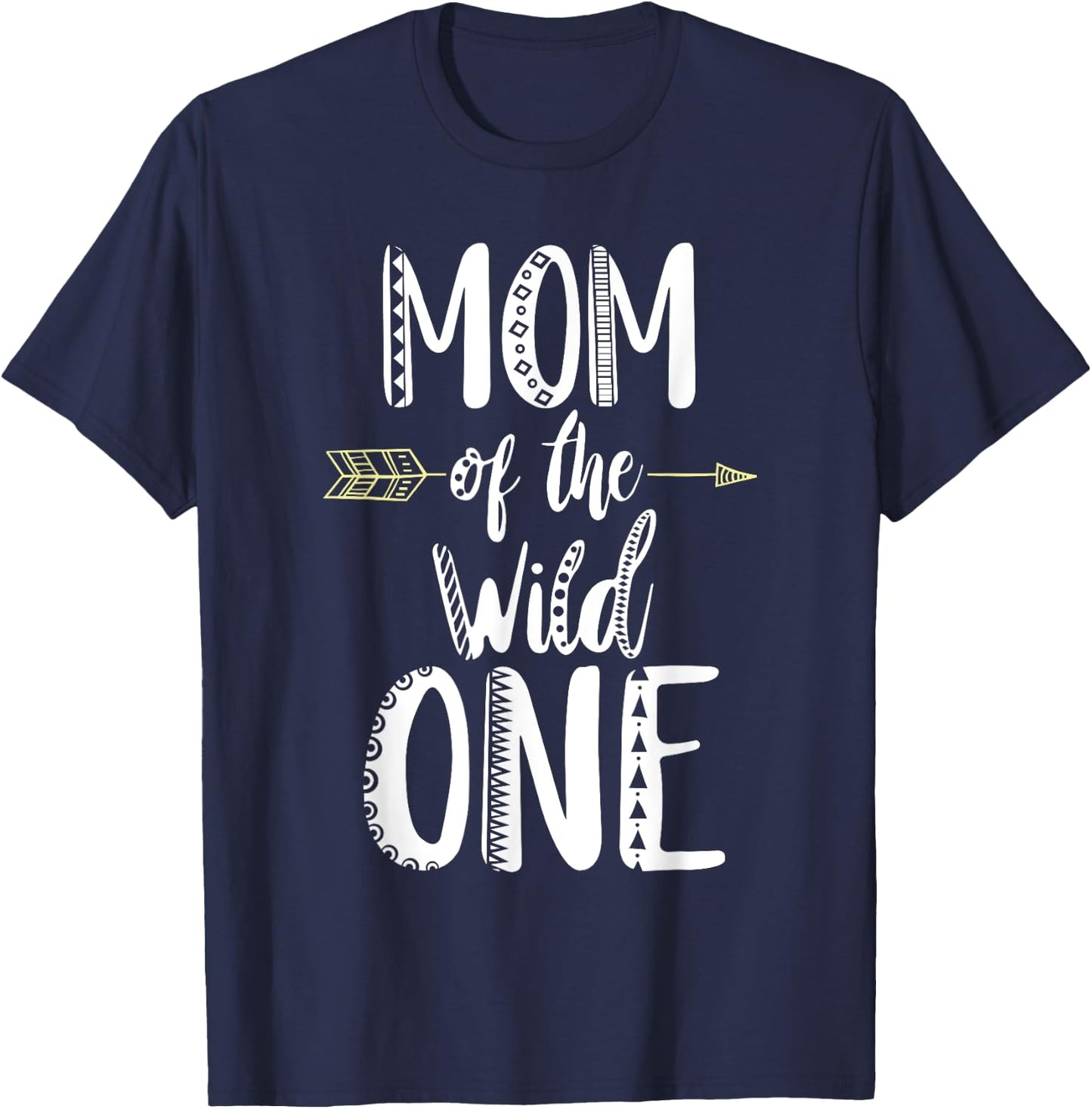 Mom Of The Wild One Shirt T-Shirt - T-Shirt | Navy