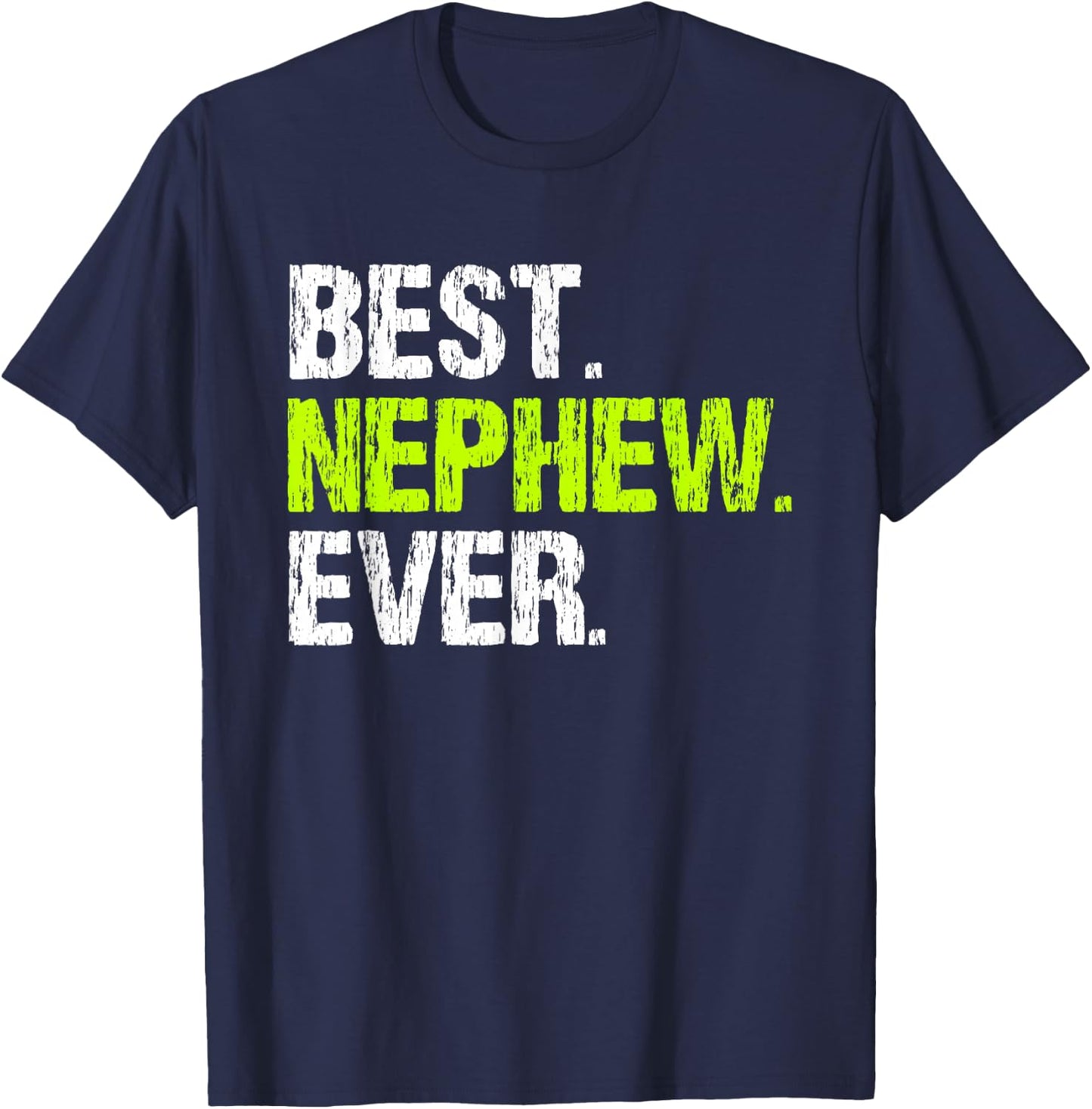 Best Nephew Ever Family Cool Funny Kids from Aunt T-Shirt - T-Shirt | Navy