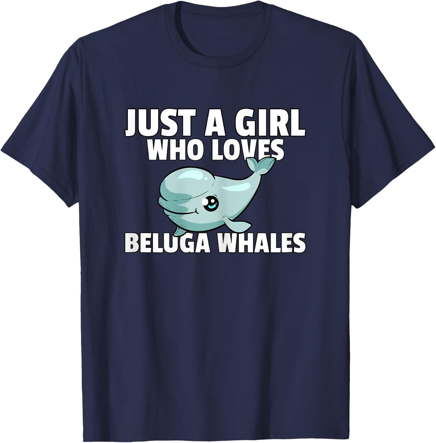 Beluga Whale Baby Beluga Costume T-Shirt - T-Shirt | Navy