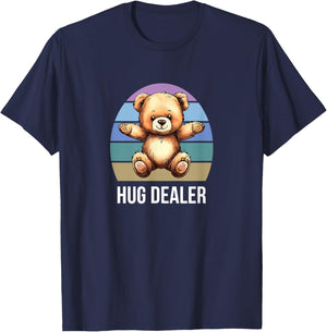Hug Dealer - Cute Teddy Bear T-Shirt - T-Shirt | Navy