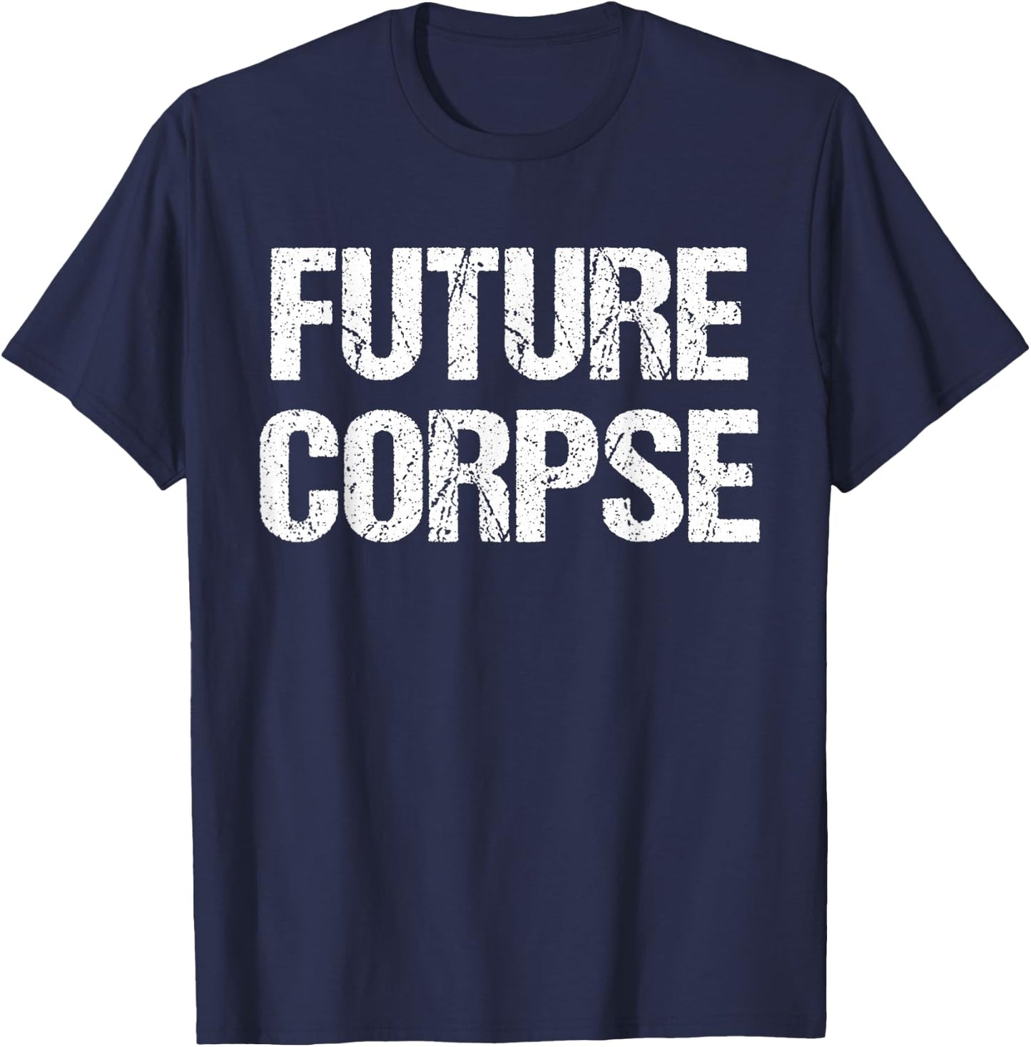 Future Corpse Coffin T-Shirt - T-Shirt | Navy