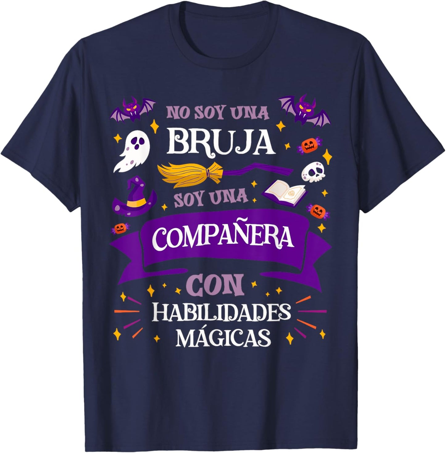 No Soy Una Bruja Soy Una Compañera Regalo Compañera Trabajo T-Shirt - T-Shirt | Navy