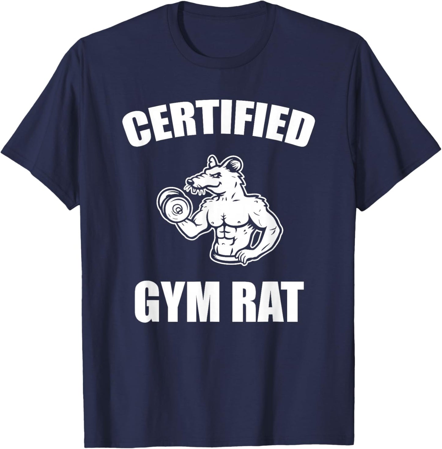 Certified gym rat T-Shirt - T-Shirt | Navy