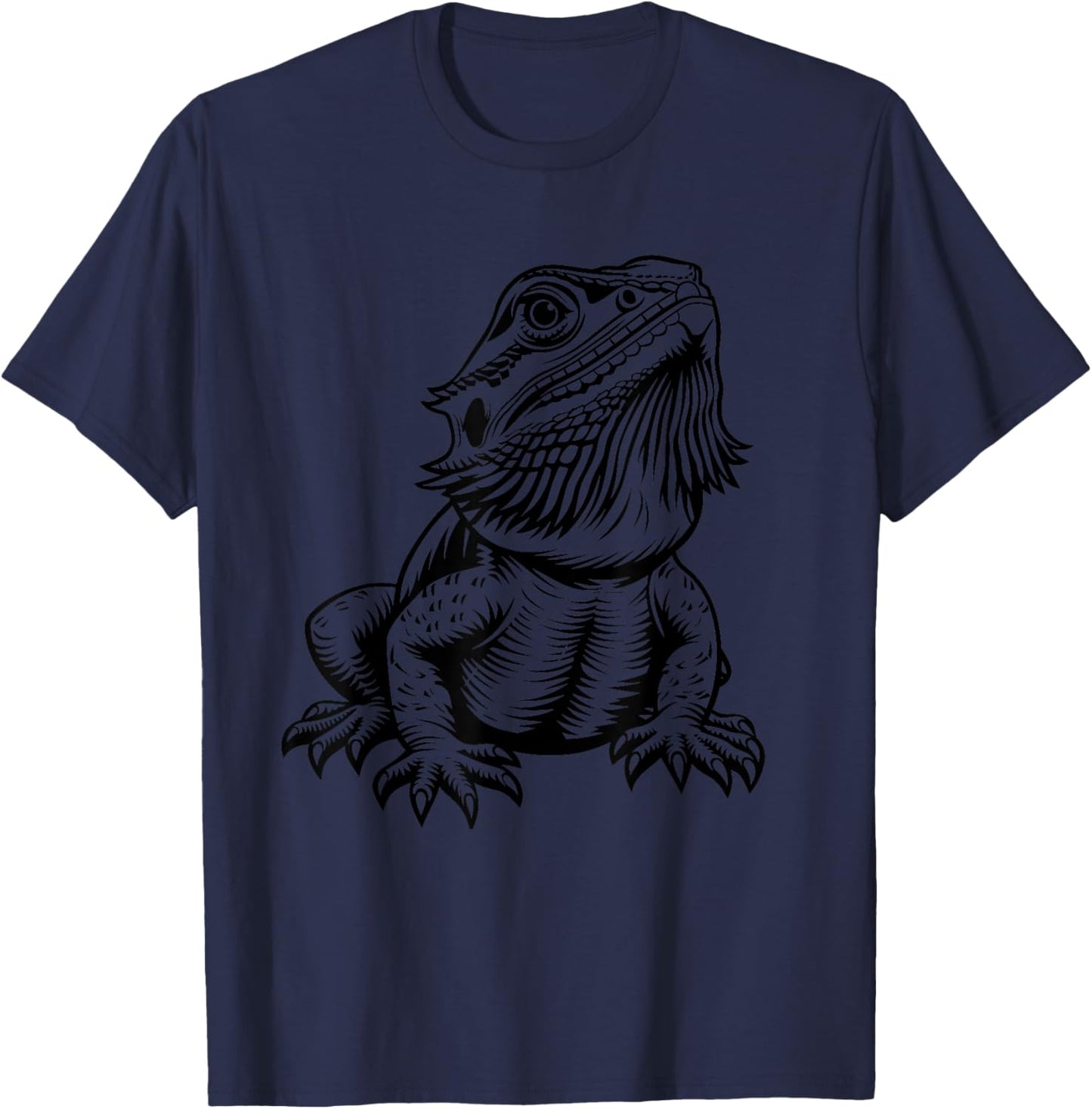 Bearded Dragon T-Shirt - T-Shirt | Navy