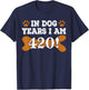 In Dog Years I'm 420 60th Birthday T-Shirt - T-Shirt | Navy