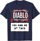 HOT SAUCES Group Halloween DIABLO SAUCE You Had Me At Taco T-Shirt - T-Shirt | Navy