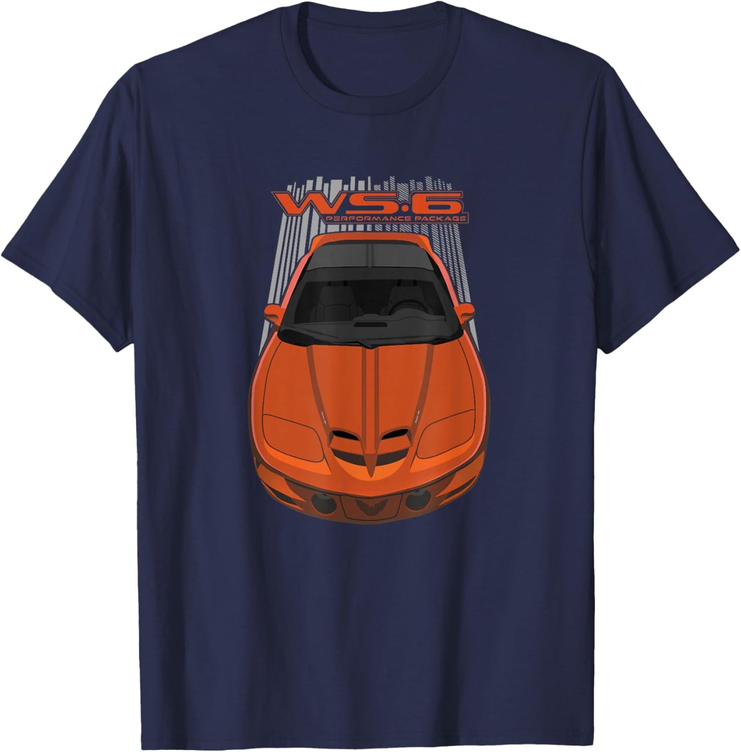 Bandit Trans Am WS6 4thgen orange T-Shirt - T-Shirt | Navy