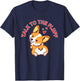 Talk to the fluff Cute Corgi Dog Butt Lover Funny Puppy Love Men Women T-Shirt - T-Shirt | Navy