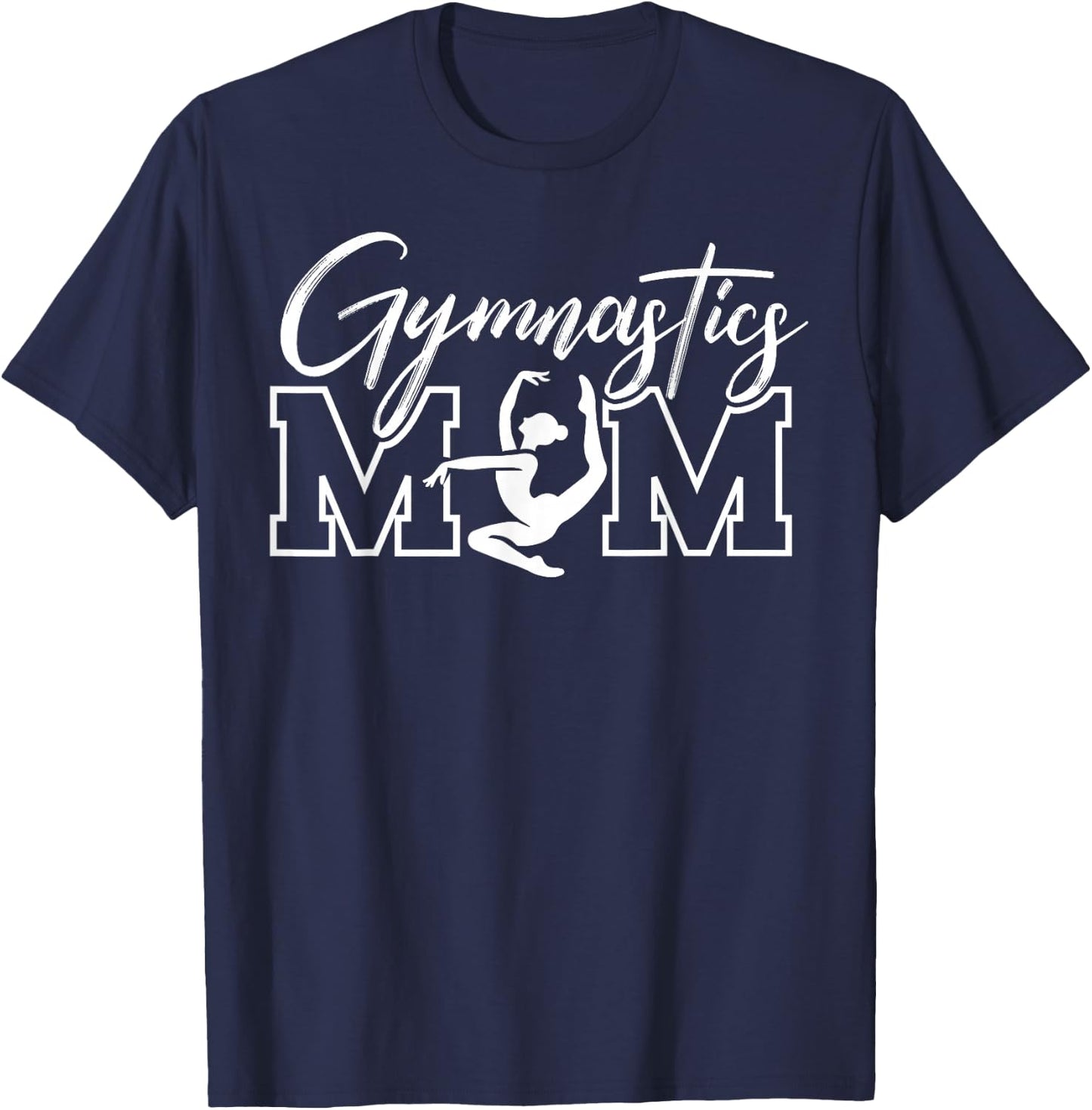 Gymnastics Mom Proud Gymnast Parent T-Shirt - T-Shirt | Navy