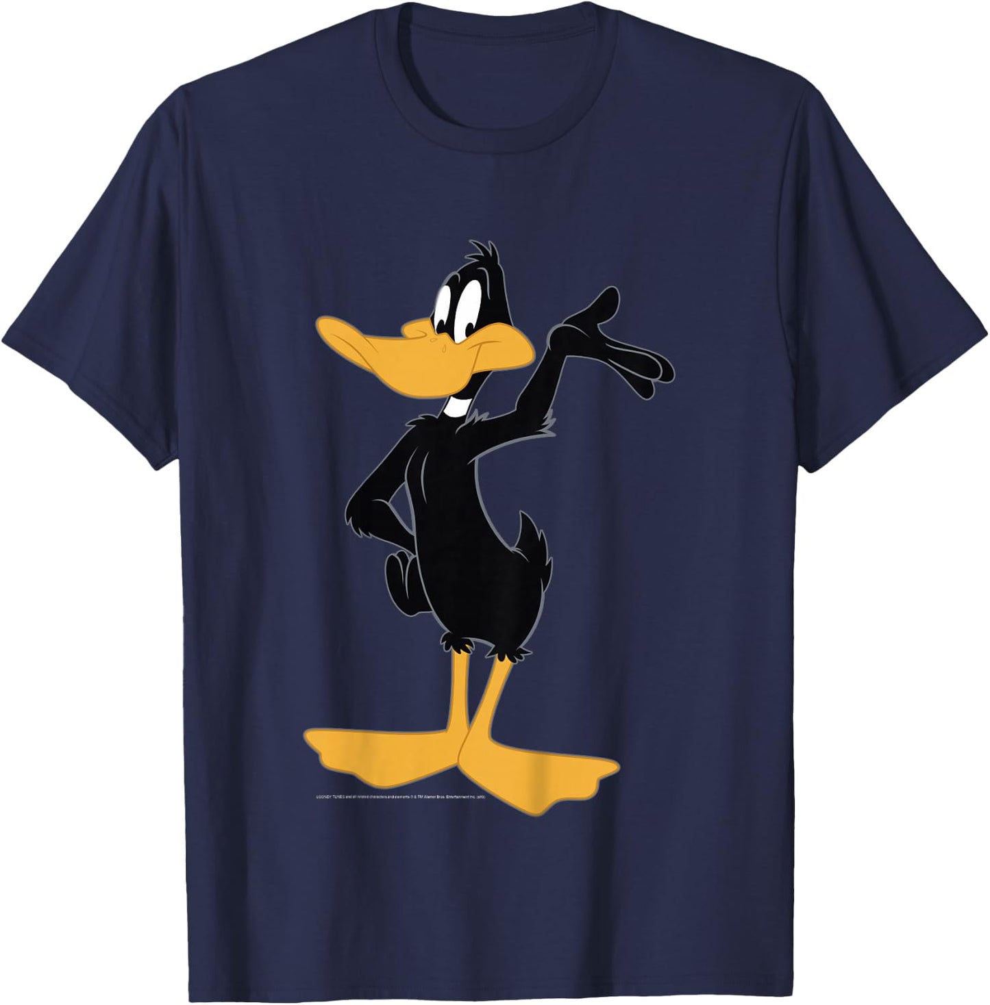 Kids Looney Tunes Daffy Duck Simple Portrait T-Shirt - T-Shirt | Navy