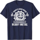 Funny Retro Vintage Today's Good Mood Heavy Metal T-Shirt - T-Shirt | Navy