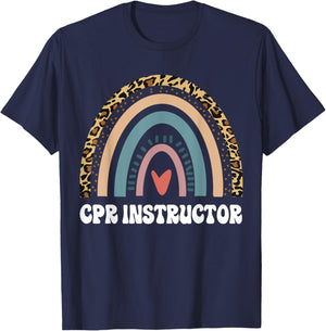 CPR Instructor Training and Teaching EMS Ambulance T-Shirt - T-Shirt | Navy